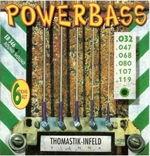 Thomastik EB346 Power Bass    6- -, Medium Light, 32-119