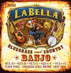:La Bella 730M-BE Banjo    5- , ., Medium, 11-11, 