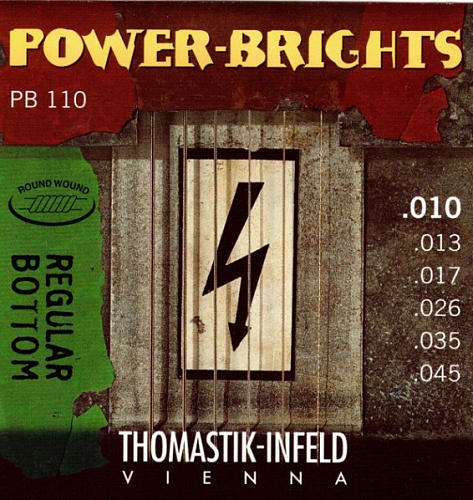 Thomastik PB110 Power-Brights Regular Bottom    , 10-45